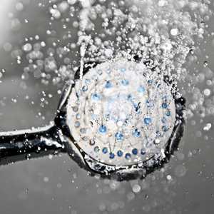 Shower Head Spraying Water
