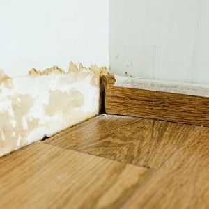 damp and damaged wall