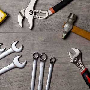 Spanners Hammer Tape Wrench and Other Tools